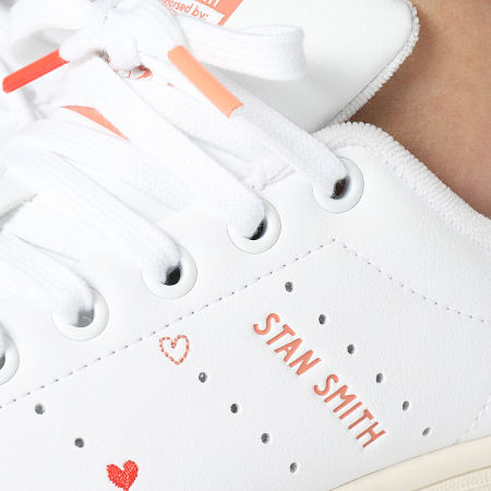 Adidas Originals - Stan Smith Zapatillas Mujer IG8482 Calzado Blanco Putty Malva Rojo Brillante