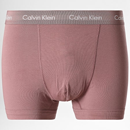 Calvin Klein - Lot De 3 Boxers U2662G Noir Rose Turquoise