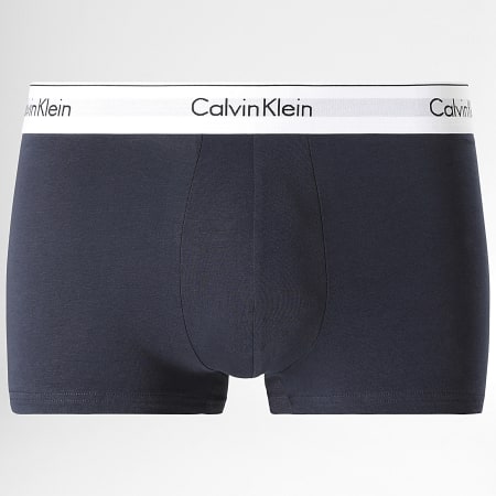 Calvin Klein - Set di 5 boxer NB3774A Blu navy Rosso Grigio Rosa carbone