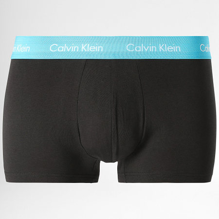 Calvin Klein - Confezione da 7 boxer in cotone elasticizzato NB3887A Nero
