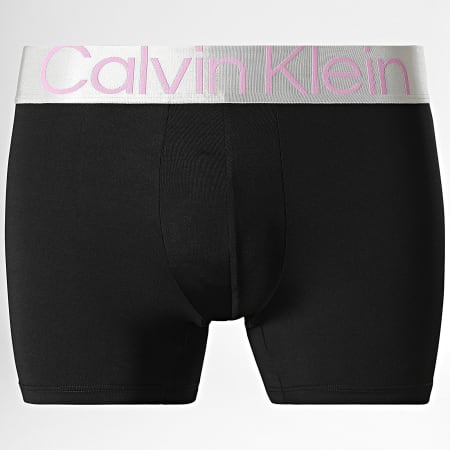 Calvin Klein - Lot De 3 Boxers NB3075A Noir Gris Anthracite Bleu Clair Argenté
