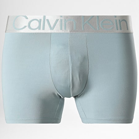Calvin Klein - Lot De 3 Boxers NB3075A Noir Gris Anthracite Bleu Clair Argenté