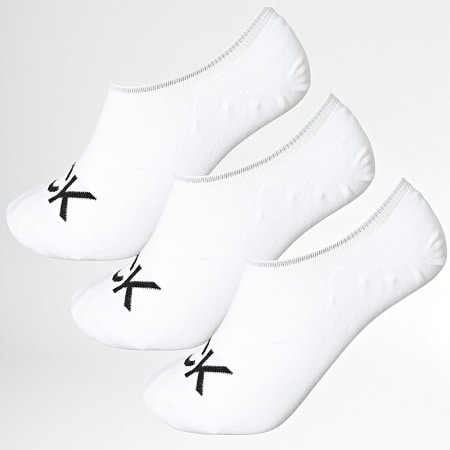 Calvin Klein - Confezione da 3 paia di calzini 501218723 Bianco