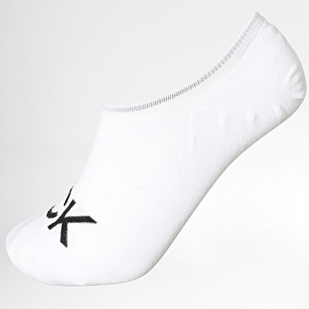 Calvin Klein - Lote de 3 pares de calcetines 501218723 Blanco