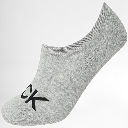 Calvin Klein - Confezione da 3 paia di calzini 501218723 Nero Bianco Grigio Heather