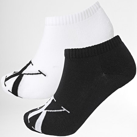Calvin Klein - Confezione da 2 paia di calzini 701226660 Bianco Nero