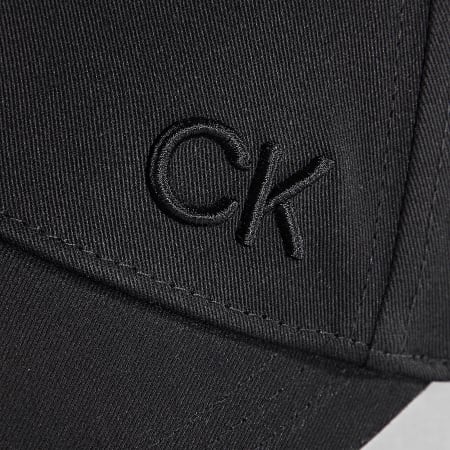 Calvin Klein - Gorra de algodón 2000 Negra