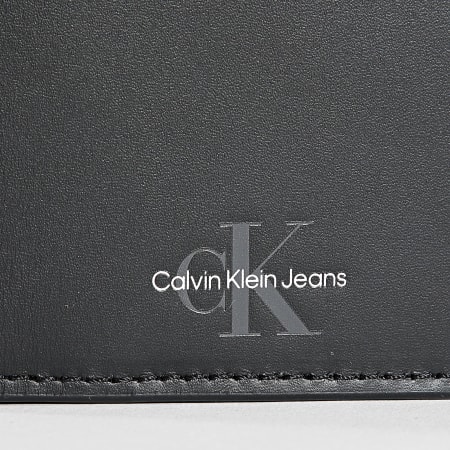 Calvin Klein - Monograma Suave 2442 Billetera Negro