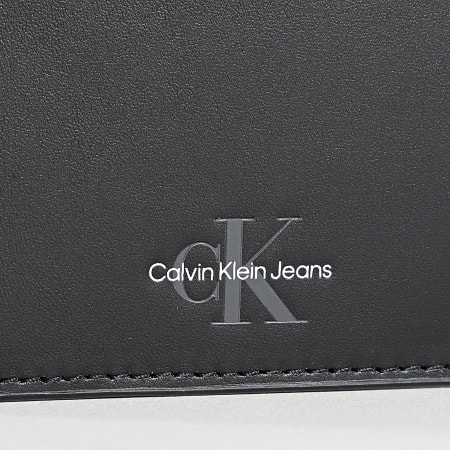 Calvin Klein - Monograma Suave 2444 Billetera Negro