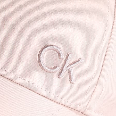 Calvin Klein - Gorra de algodón 2000 rosa