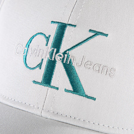 Calvin Klein - Gorra con monograma 0061 Gris claro