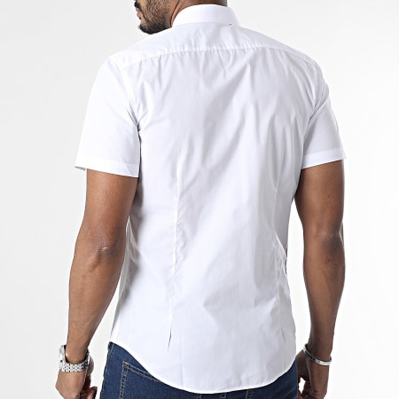 Classic Series - Camicia bianca sottile a maniche corte