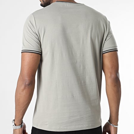 Fred Perry - Camiseta Twin Tipped M1588 Gris