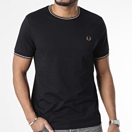 Fred Perry - Tee Shirt Twin Tipped M1588 Noir