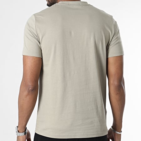 Fred Perry - M4580 Camiseta gris con logotipo bordado