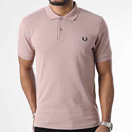 Fred Perry - Fred Perry M6000 Polo Liso Manga Corta Rosa