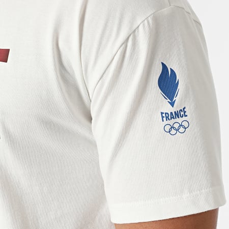 Le Coq Sportif - Tee Shirt Efro Jeux Olympiques 2024 2410041 Blanc