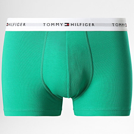 Tommy Hilfiger - Juego De 3 Boxers 2768 Blanco Verde Celeste