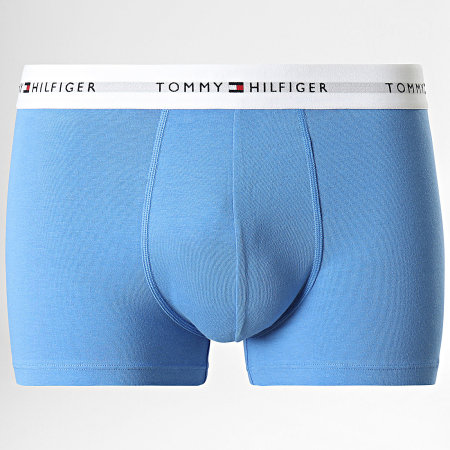 Tommy Hilfiger - Set di 3 boxer 2768 Bianco Verde Azzurro