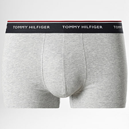 Tommy Hilfiger - Set di 3 boxer Premium Essentials 3842 nero grigio erica verde