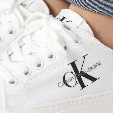 Calvin Klein - Mujer Flatform Cupsole Low 1033 Zapatillas blancas