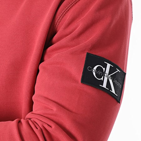 Calvin Klein - Sweat Capuche Garnet 3430 Rouge