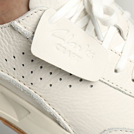 Clarks - Sneakers Craft Speed in pelle bianca