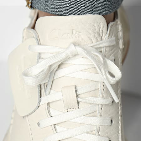 Clarks - Sneakers Craft Speed in pelle bianca