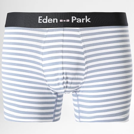 Eden Park - Juego de 2 Boxers EP1221H39P2 Azul Marino Blanco Celeste