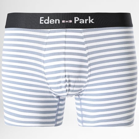 Eden Park - Set di 2 boxer EP1221H39P2 blu navy bianco chiaro