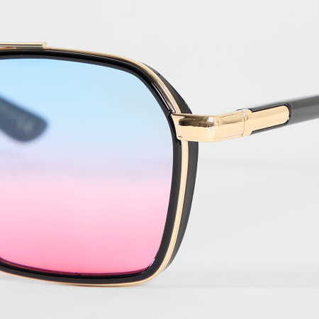 LBO - Gafas de sol Violeta Rosa Gradiente Oro
