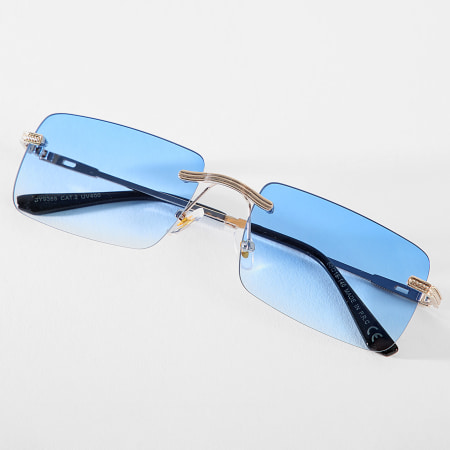 LBO - Gafas de sol Bleu Dégradé Doré