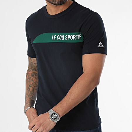 Le Coq Sportif - Tee Shirt Saison 2 2410192 Bleu marine