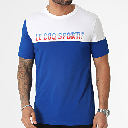 Le Coq Sportif - Maglietta 2410202 Blu Bianco