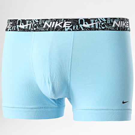 Nike - Lot De 3 Boxers KE1008 Orange Vert Bleu Clair