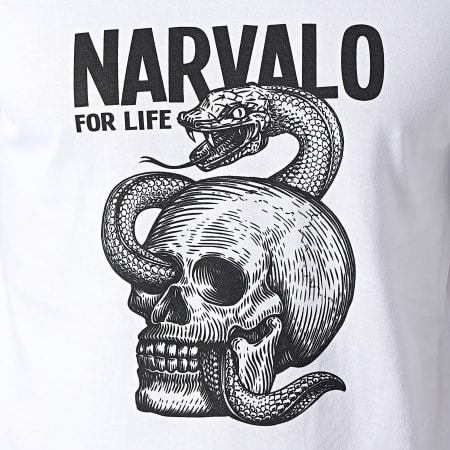 Swift Guad - Tee Shirt NarvaLo For Life Blanc