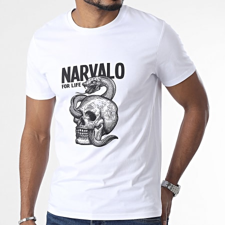 Swift Guad - Tee Shirt NarvaLo For Life Blanc