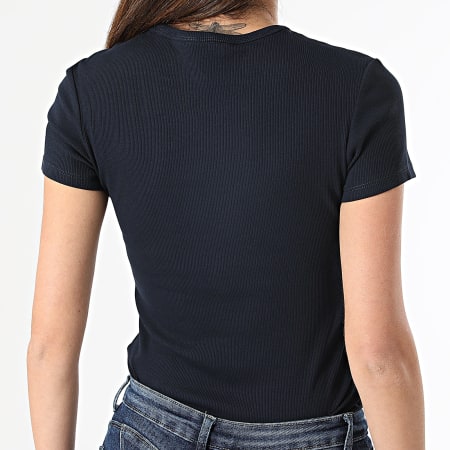 Tommy Jeans - Camiseta mujer Essential Slim 7383 Azul marino