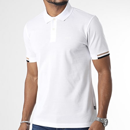 BOSS - Polo Manches Courtes Parlay 147 50467113 Blanc