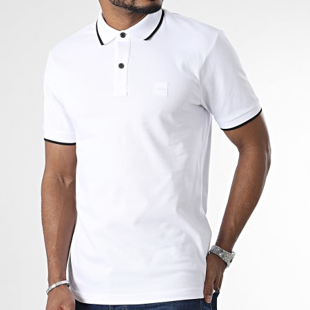 BOSS - Polo Manches Courtes Passertip 50507699 Blanc