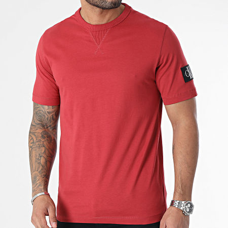 Calvin Klein - Camiseta cuello redondo 3484 Rojo