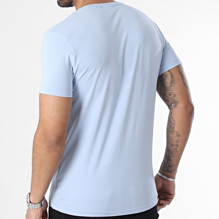 Calvin Klein - Tee Shirt Stretch Slim Fit 5433 Azzurro