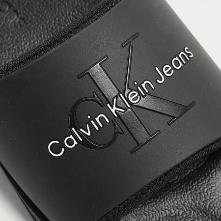 Calvin Klein - Claquettes Slide Monogram 0361 Black