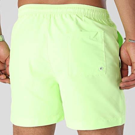 Calvin Klein - Pantaloncini da bagno con coulisse grafica 0991 Verde lime