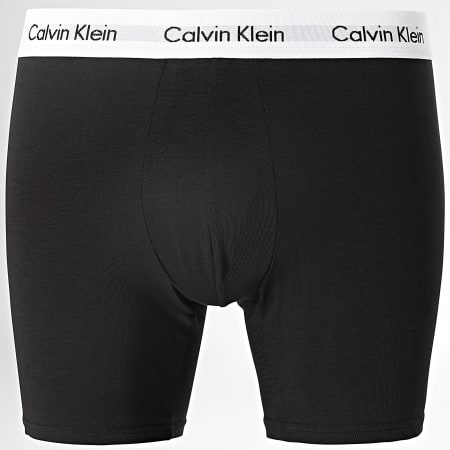 Calvin Klein - Lot De 3 Boxers NB1770A Noir Blanc Beige Turquoise