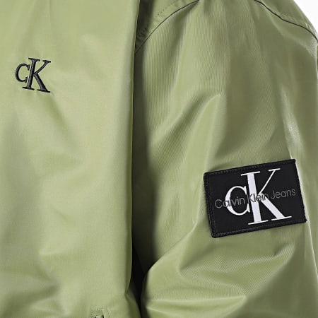 Calvin Klein - 5110 Giacca con zip verde cachi