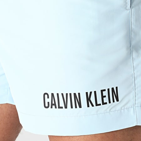 Calvin Klein - Short De Bain Medium Double WB 0992 Bleu Clair