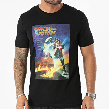 Classic Series - Tee Shirt Poster Back To The Future Noir