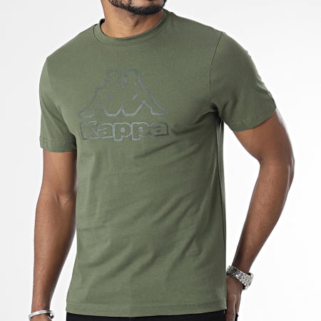 Kappa - Tee Shirt 331G3CW Vert Kaki