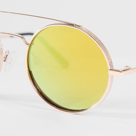 LBO - Occhiali da sole verde specchio dorato